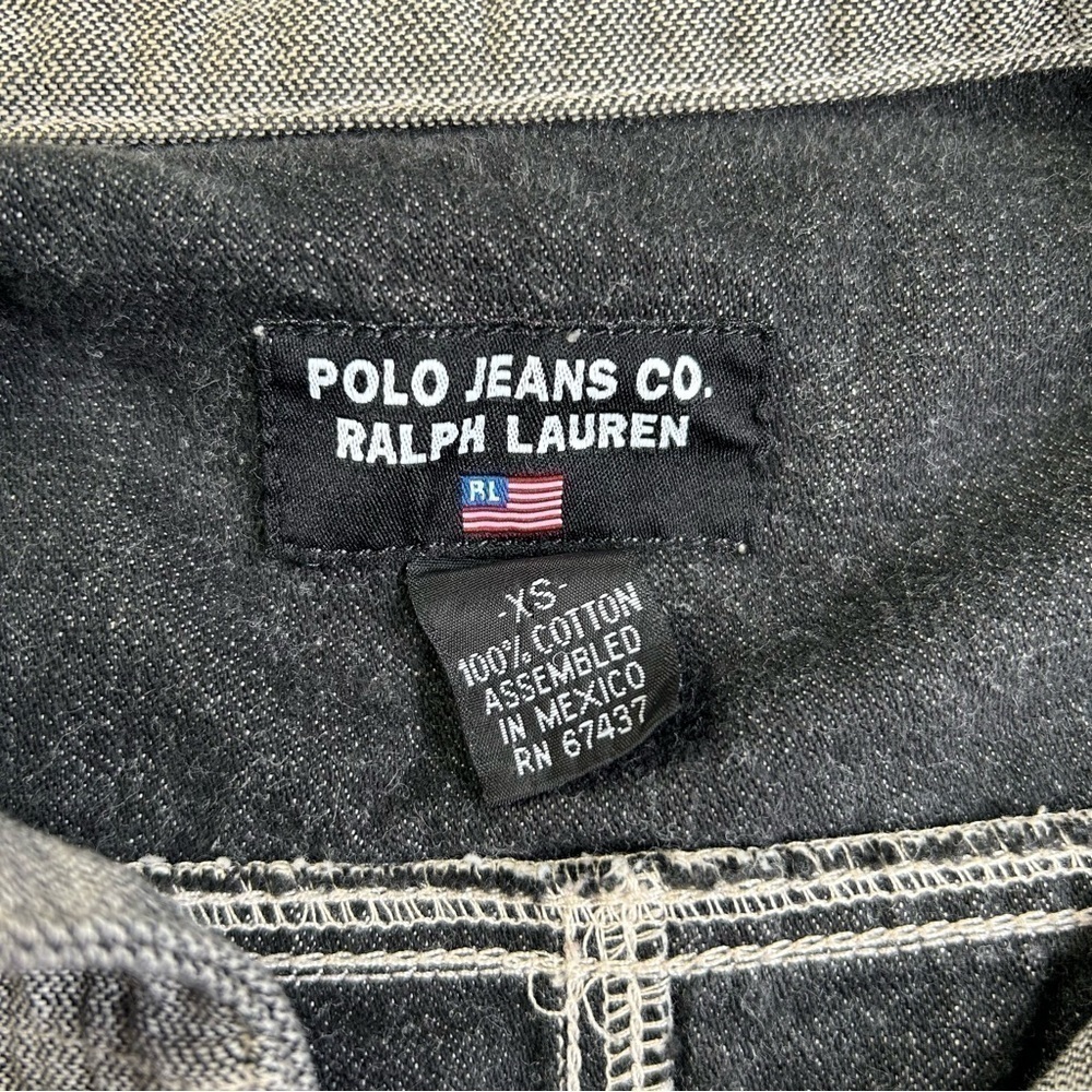 Polo Jeans Co. Jacket Womens Extra Small Ralph Lauren Jacket Cropped 3/4 Length - Picture 1 of 4